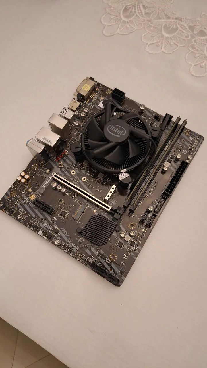 Kit placa mãe, processador e memória  - Foto 3