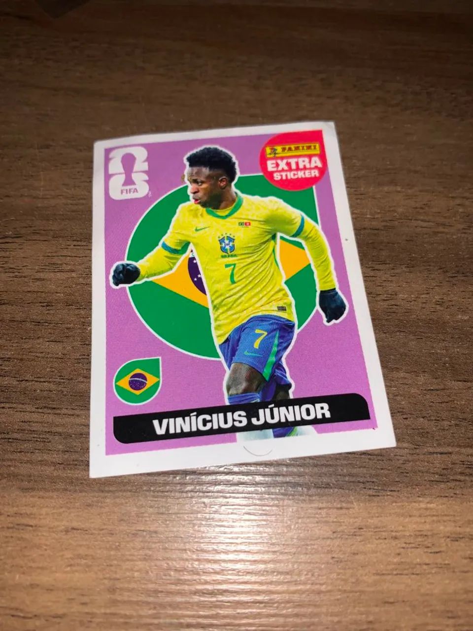 figurinha extra:Vini jr lilas - Foto 3