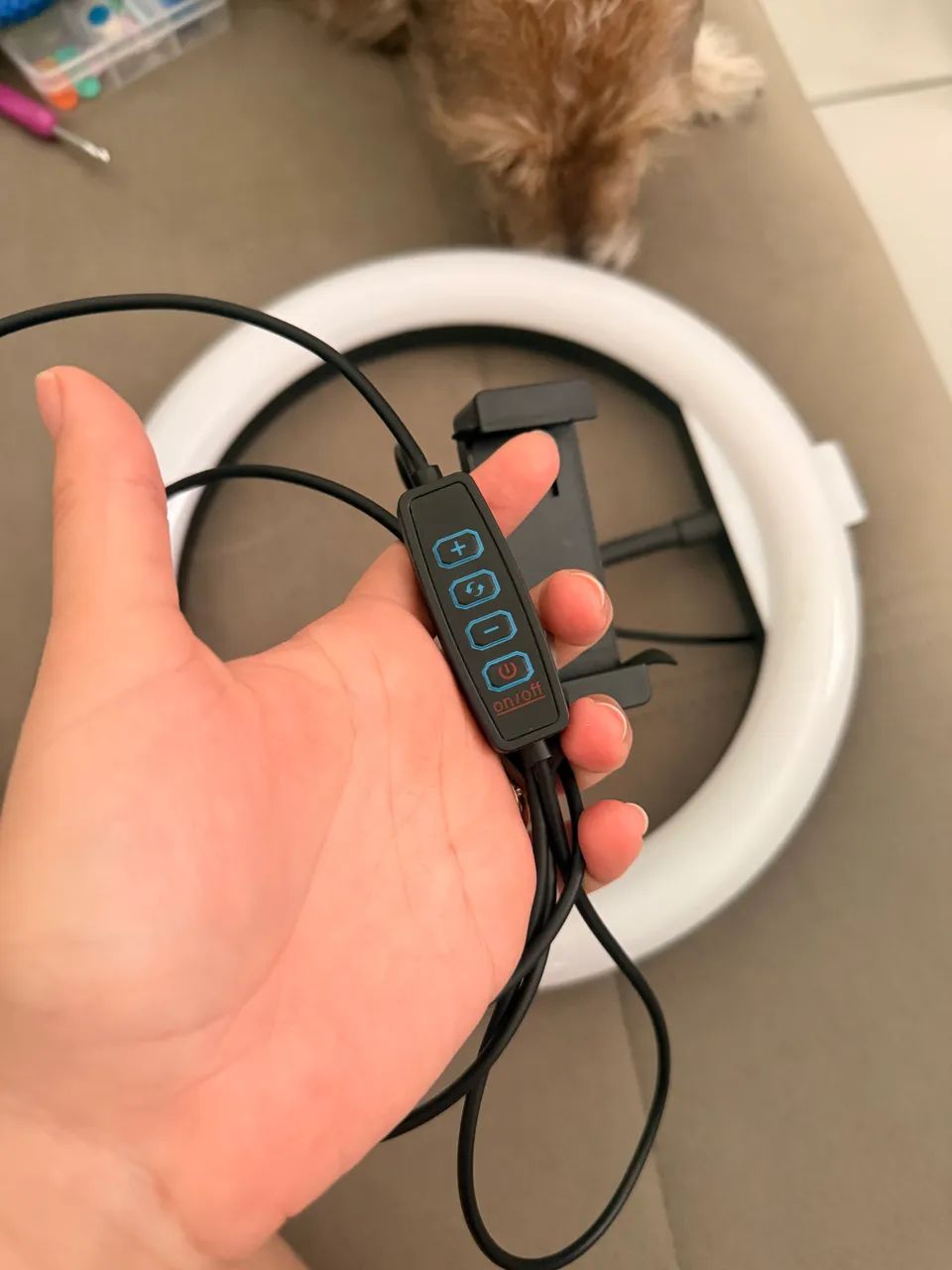 Ring Light LED 10? com suporte para celular (sem tripé) - Foto 4