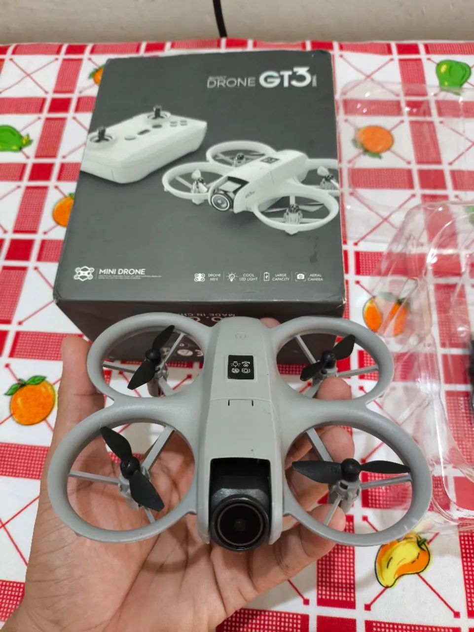 Mini Drone Gt3 com Câmera Brinquedo 