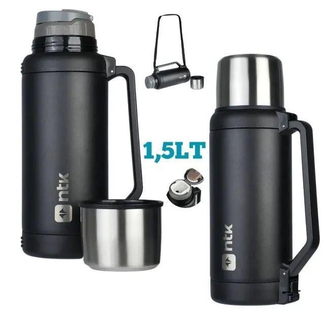 GARRAFA NTK TERMICA ISOMAX 1500ML PRETO