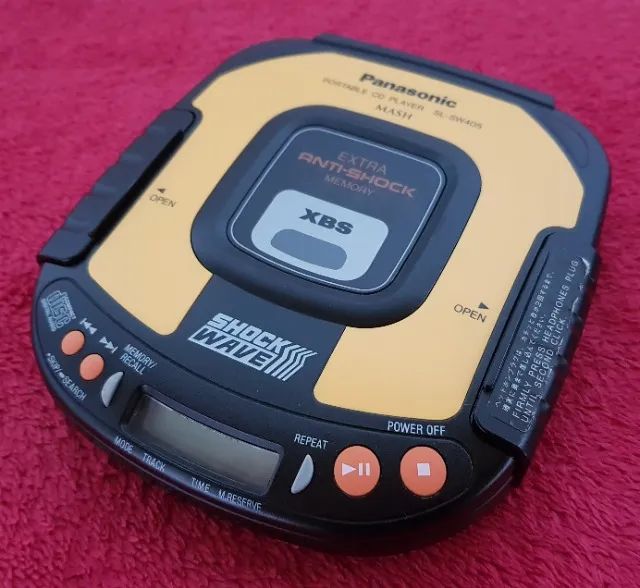 Discman Panasonic Shock Wave SL-SW405 - Vintage 1997 - Aparelhos