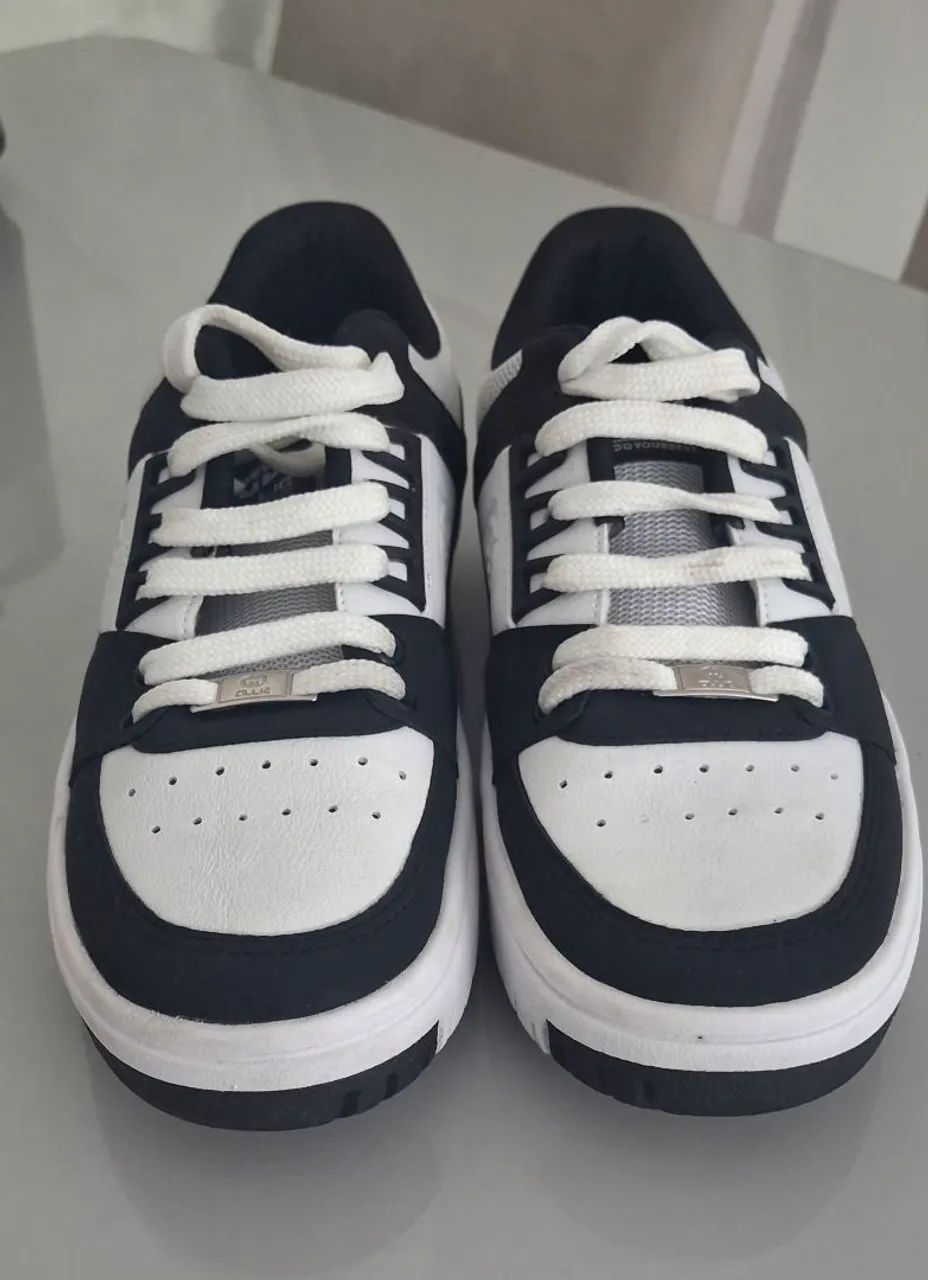 Tênis Ollie Rocky - Preto e Branco - Foto 2