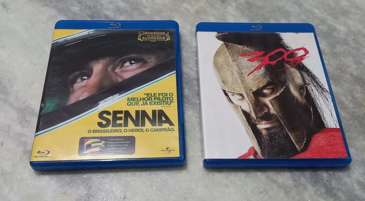 2 Blu-ray Senna, 300 espartanos 