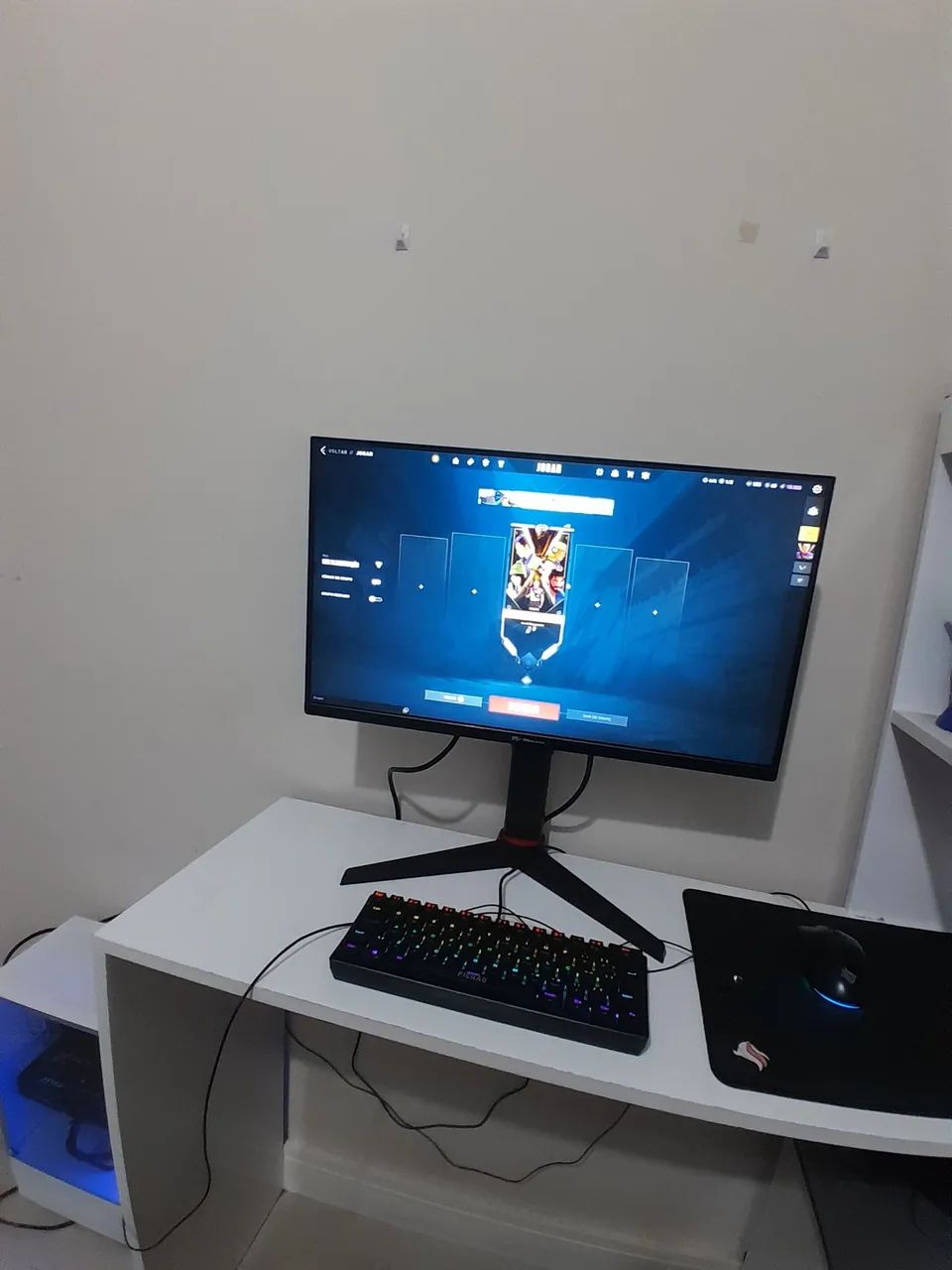 PC GAMER MONSTRO SUPER NOVO TROCO POR IPHONE!!! - Foto 4
