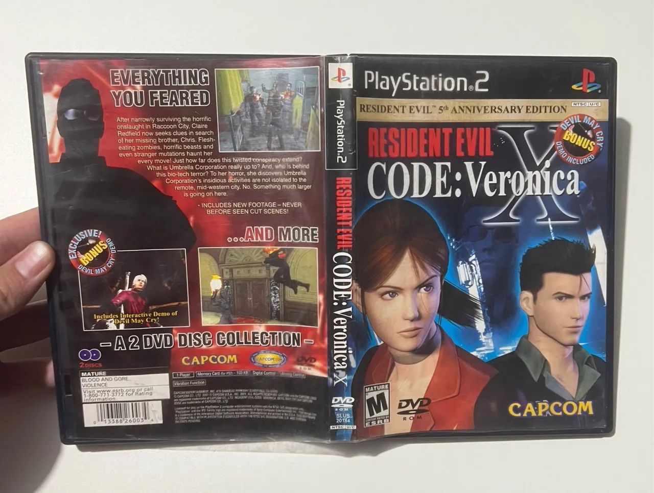 Resident Evil code Veronica X ps2