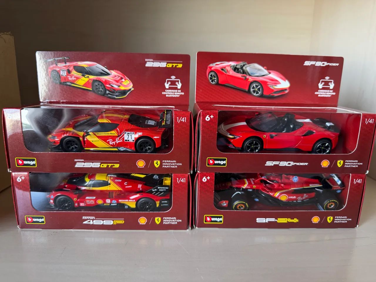 Coleção Ferrari Shell 2025 Bluetooth