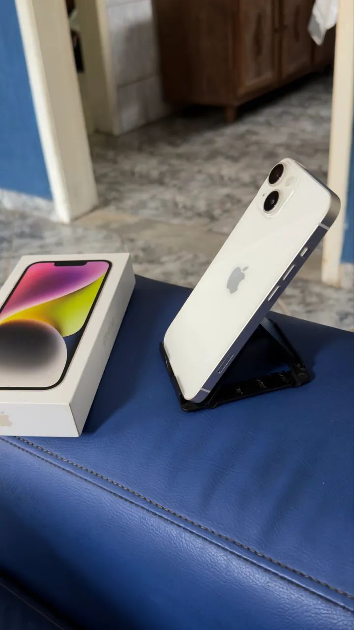 ? iPhone 14 - 128GB - Branco - Foto 2