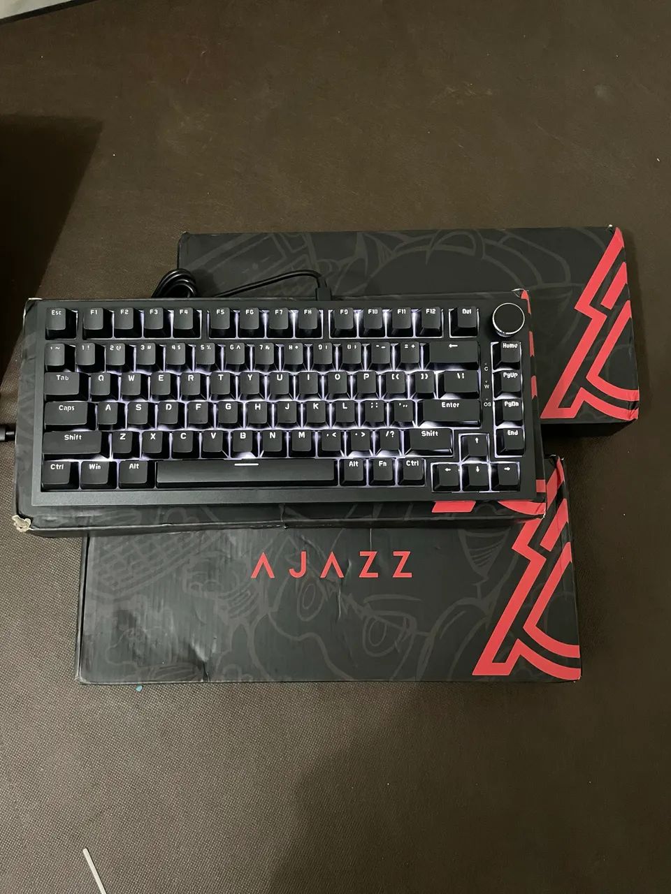 TECLADO MECÂNICO AJAZZ AK820 - PERFORMANCE GAMER E DESIGN COMPACTO - Foto 5