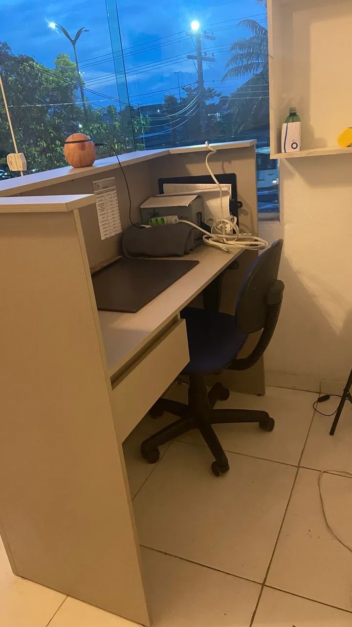 Balcão de recepção com Led 100% MDF - Foto 3