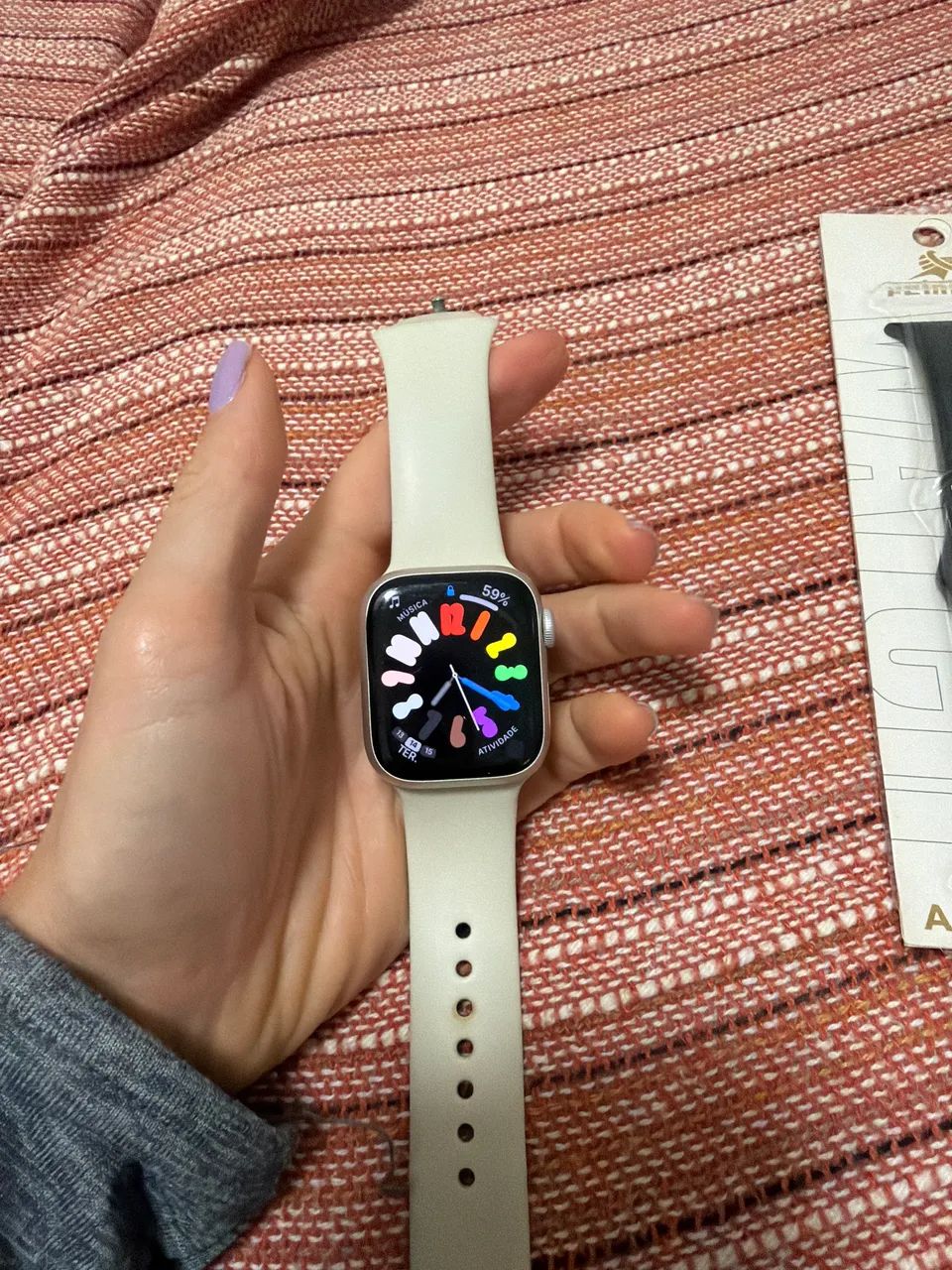 Apple Watch 7 star light 