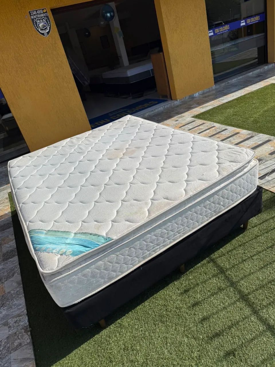 Cama box Queen size LE MARTAN USADA TOP - ENTREGAMOS  - Foto 5