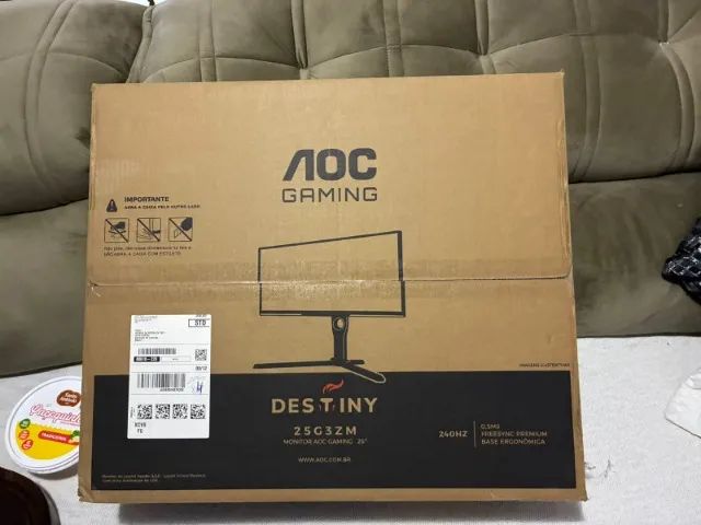 Monitor Gamer AOC Destiny 24,5 Polegadas 25G3ZM 240hz 0.5ms - Foto 4