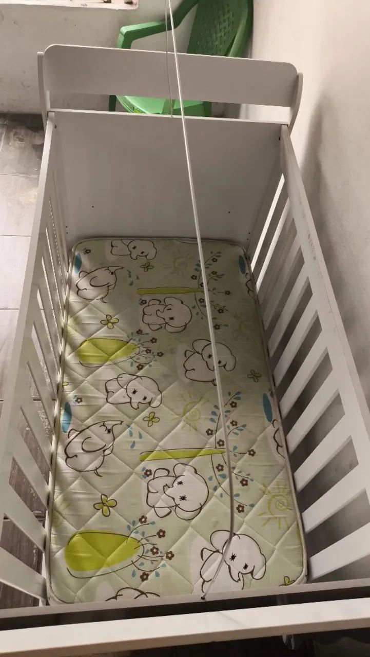 Berço Infantil Branco - Foto 2