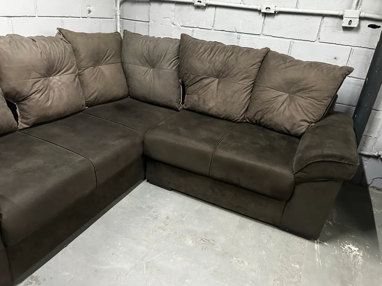 Sofá Fixo de Canto 2 Cores NOVO  - Foto 4