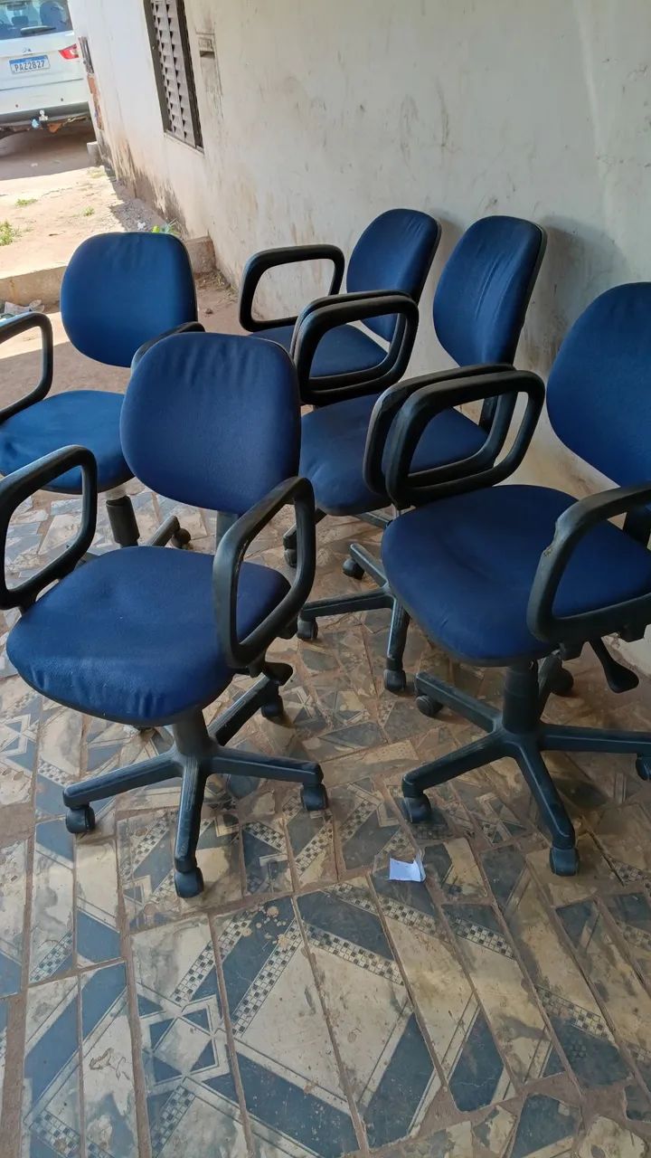 Cadeiras para escritório com rodinhas  - Foto 3