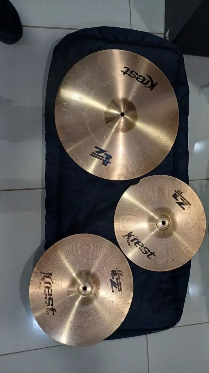 Prato de bateria e chimbal - Foto 2