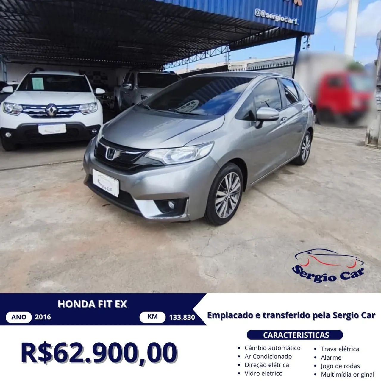 Honda Fit Fit EX/S 1.5 Flex/Flexone 16V 5p Aut. 2016