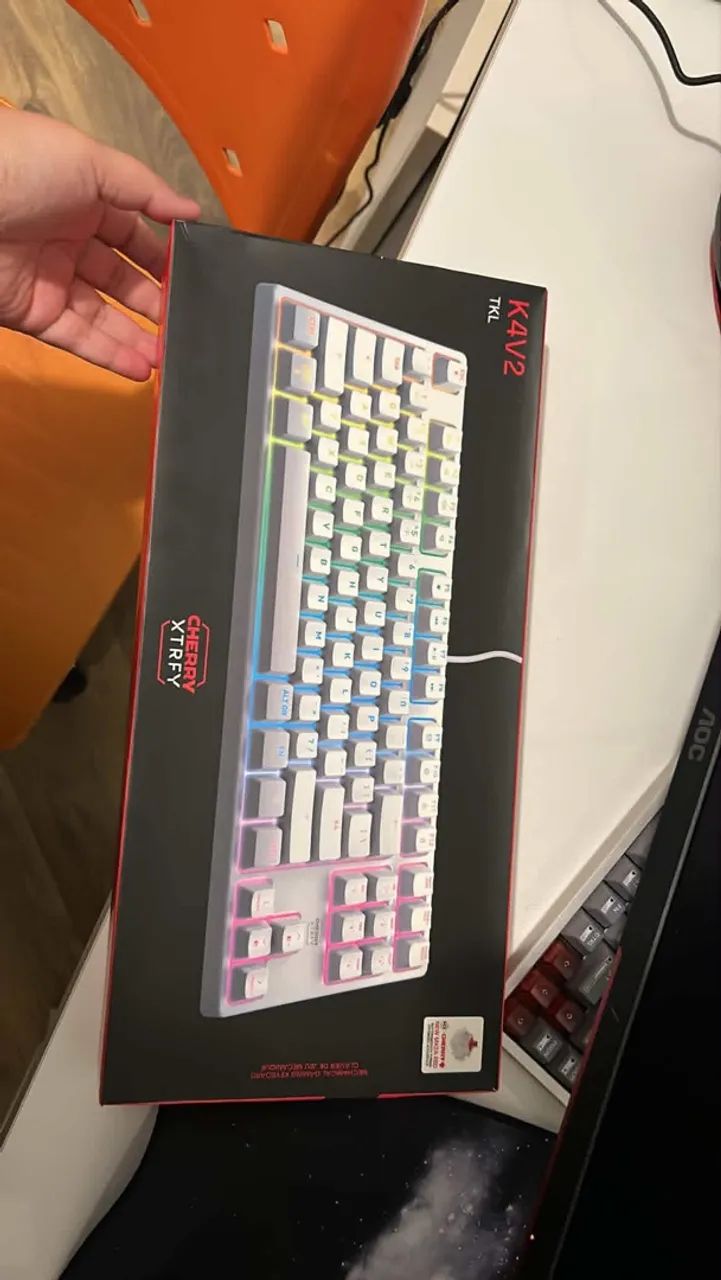 TECLADO GAMER BRANCO