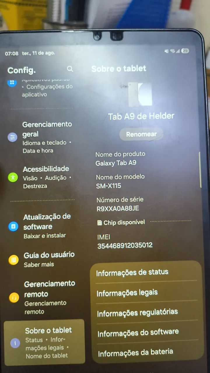 Tablet Samsung Tab A9 - Foto 2