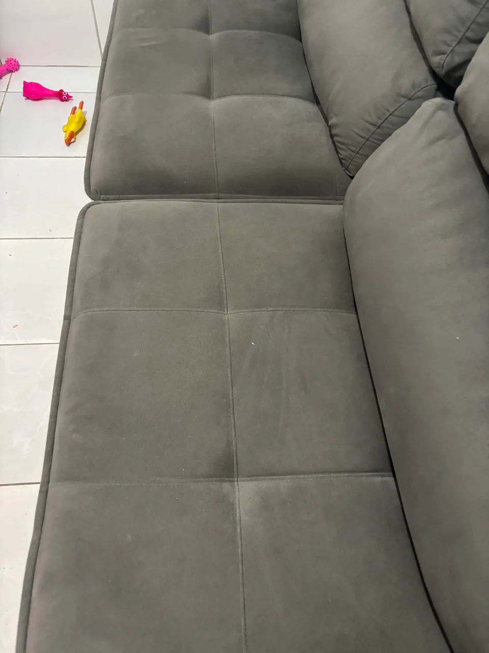 Vendo esse Sofá Retrátil cinza  - Foto 3