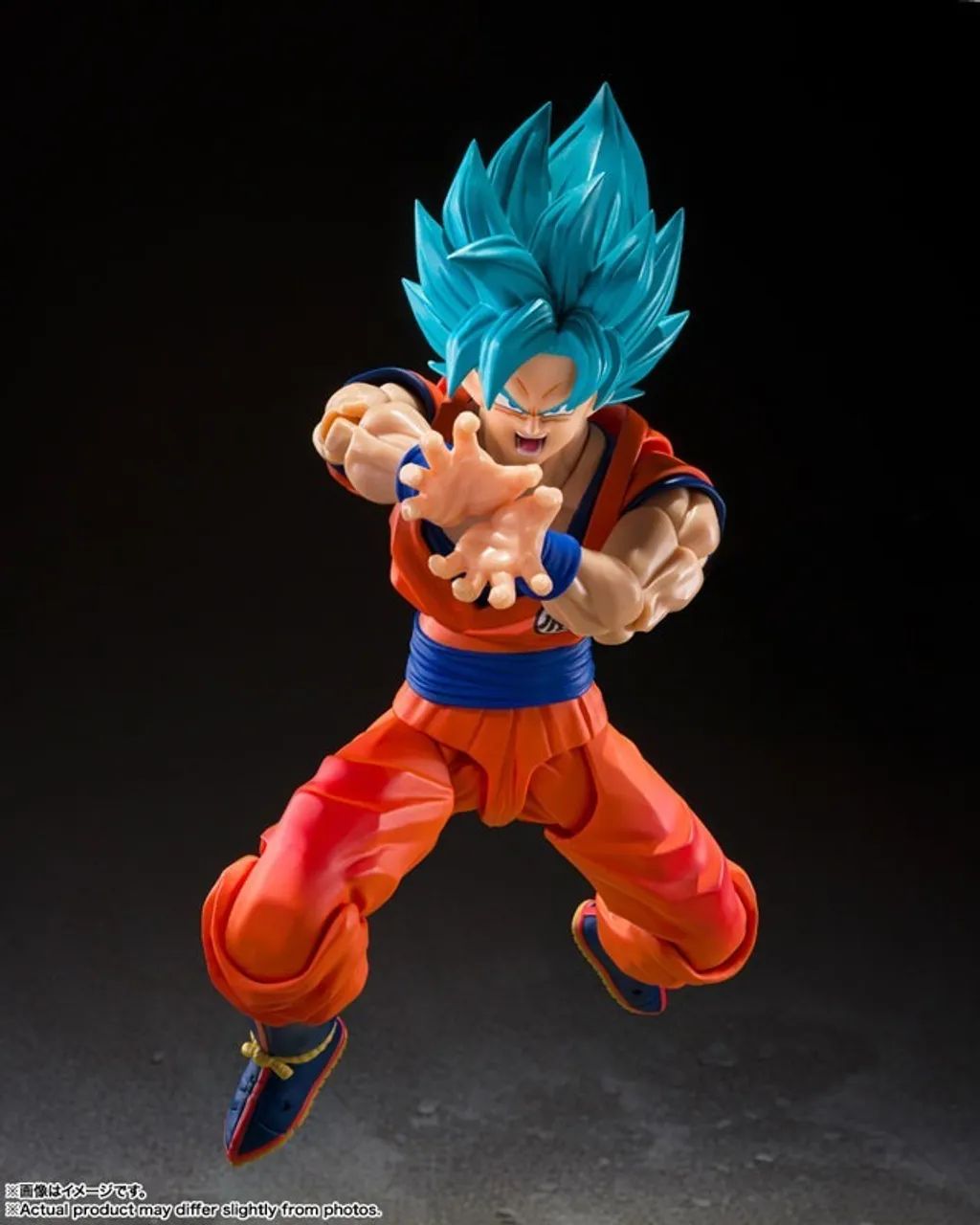Figura de ação S.H.Figuarts Son Goku Blue Power Transcending Limits - Foto 5