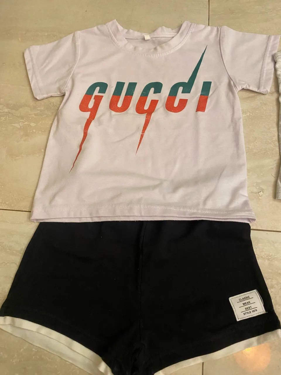 Roupa Intafil 03 a 04 anos inspiração Gucci - Foto 3