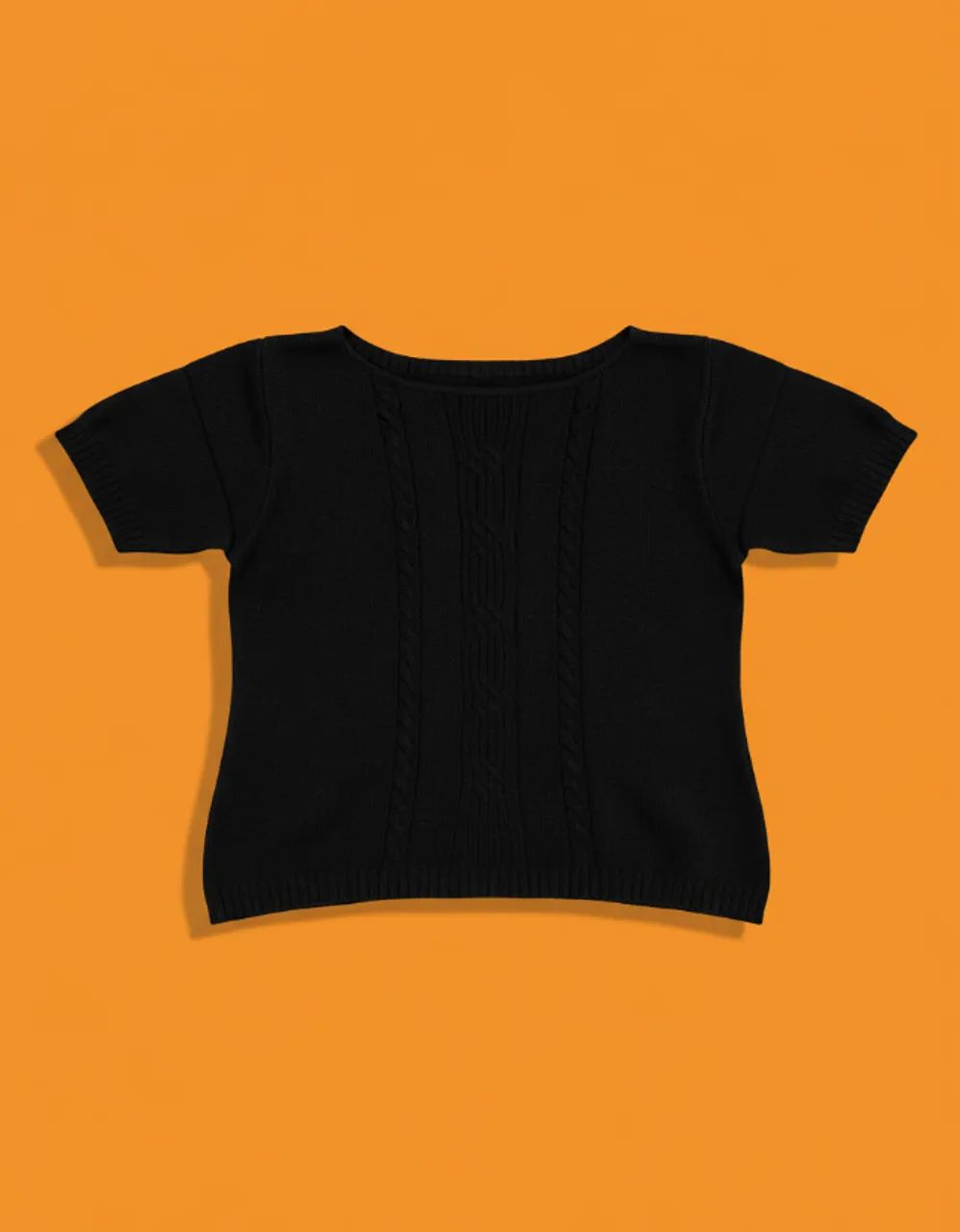 Blusa Preta Tricot - Foto 5
