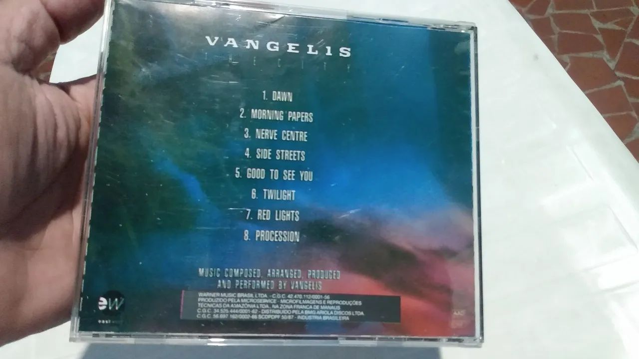 CD original Vangelis the city ótimo estado.  - Foto 2