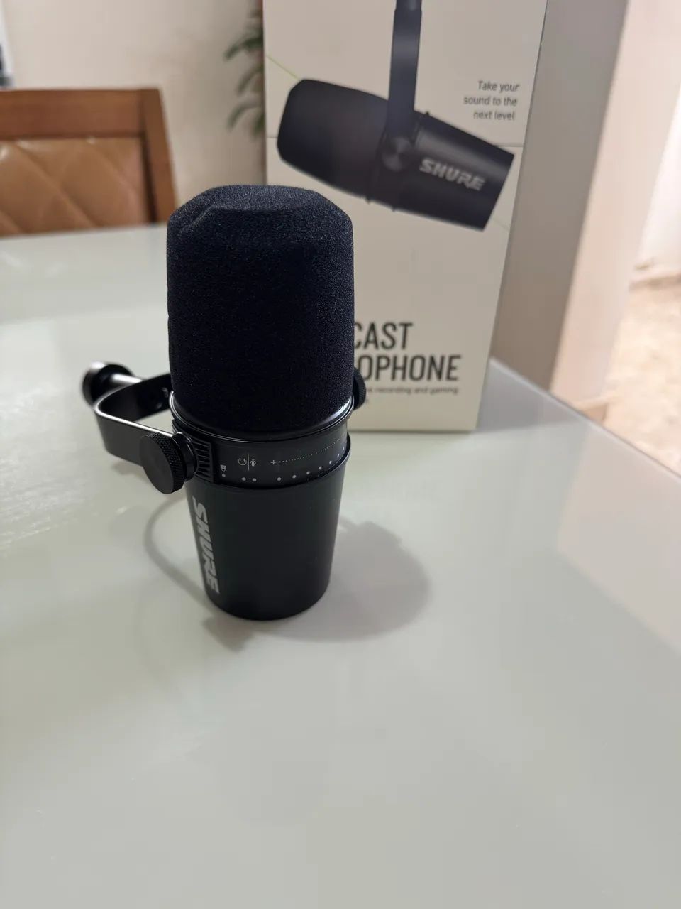 Microfone Shure MV7 (USB + XLR)