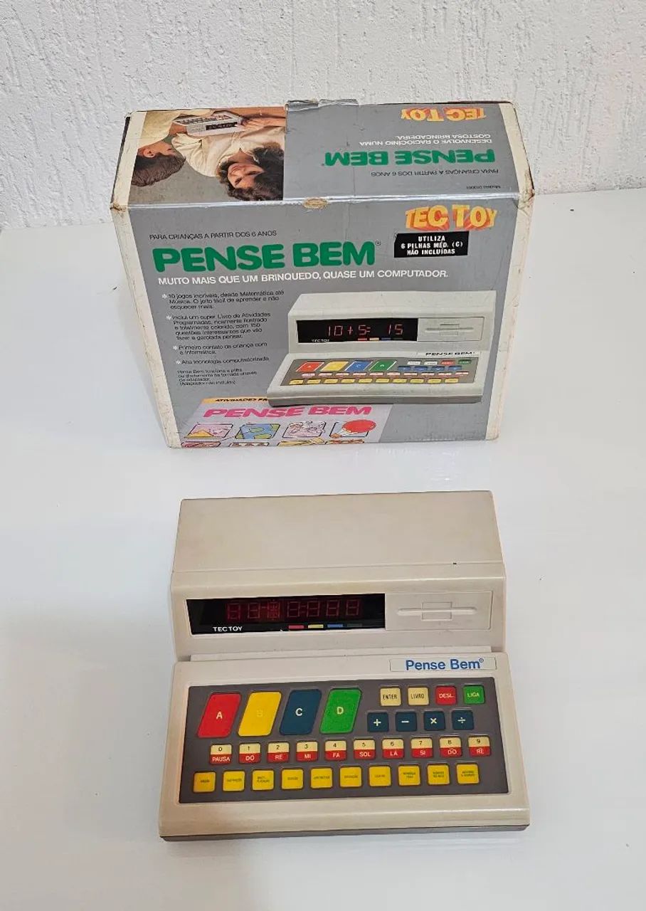 jogo pense bem tectoy anos 80/90