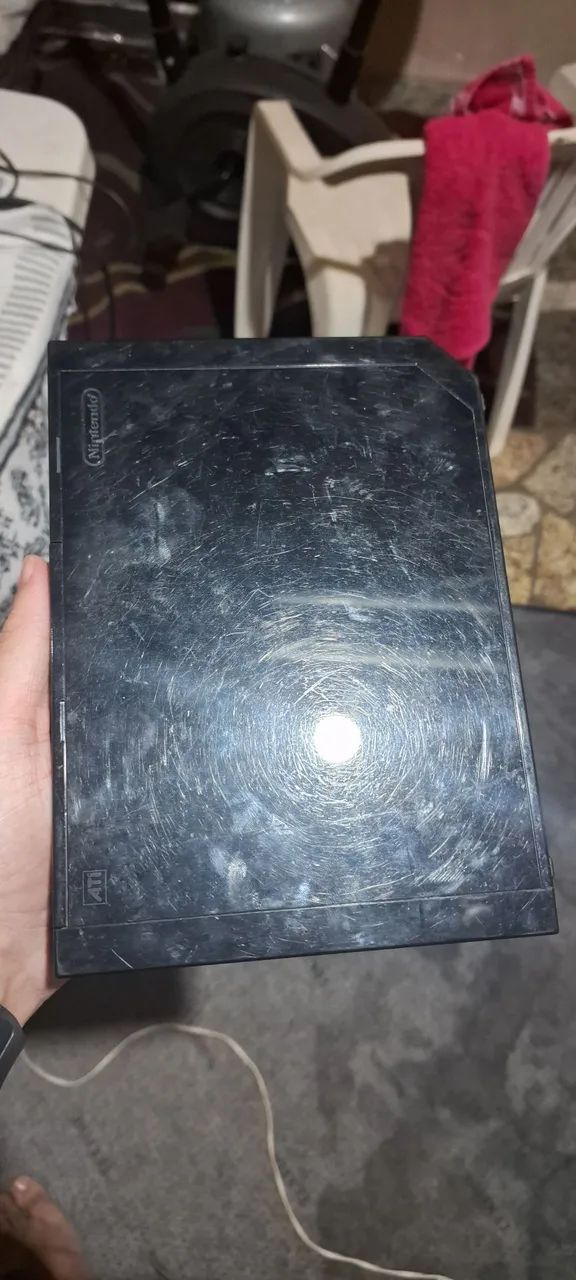 Nintendo wii black com caixa + hd externa - Foto 2