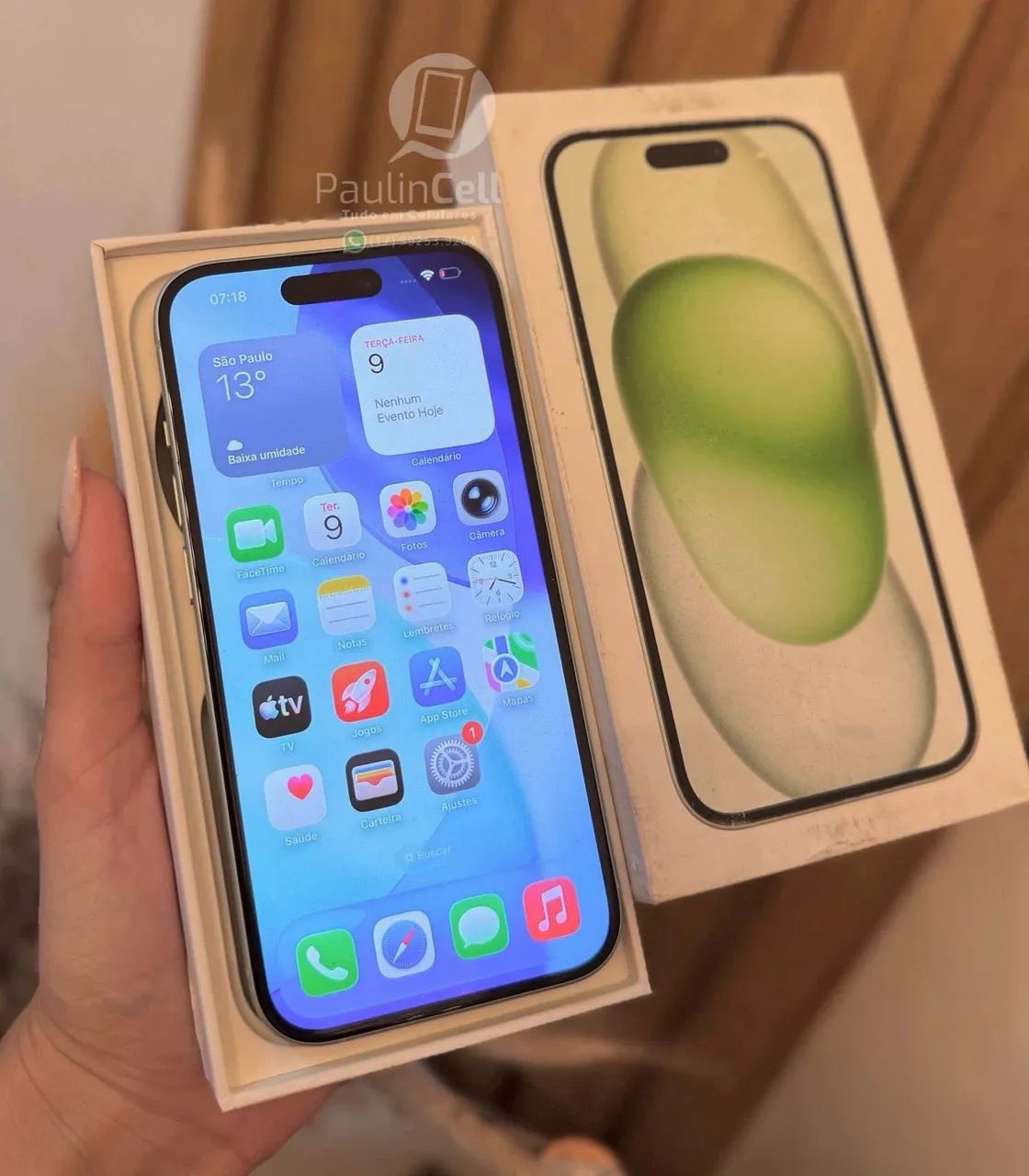 IPhone 15 128gb verde completo  - Foto 2