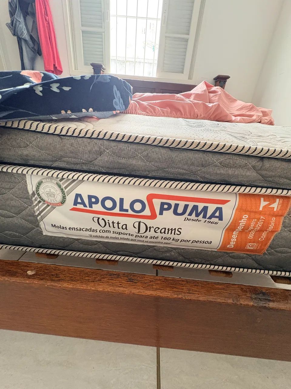 Cama casal com colchão  - Foto 3