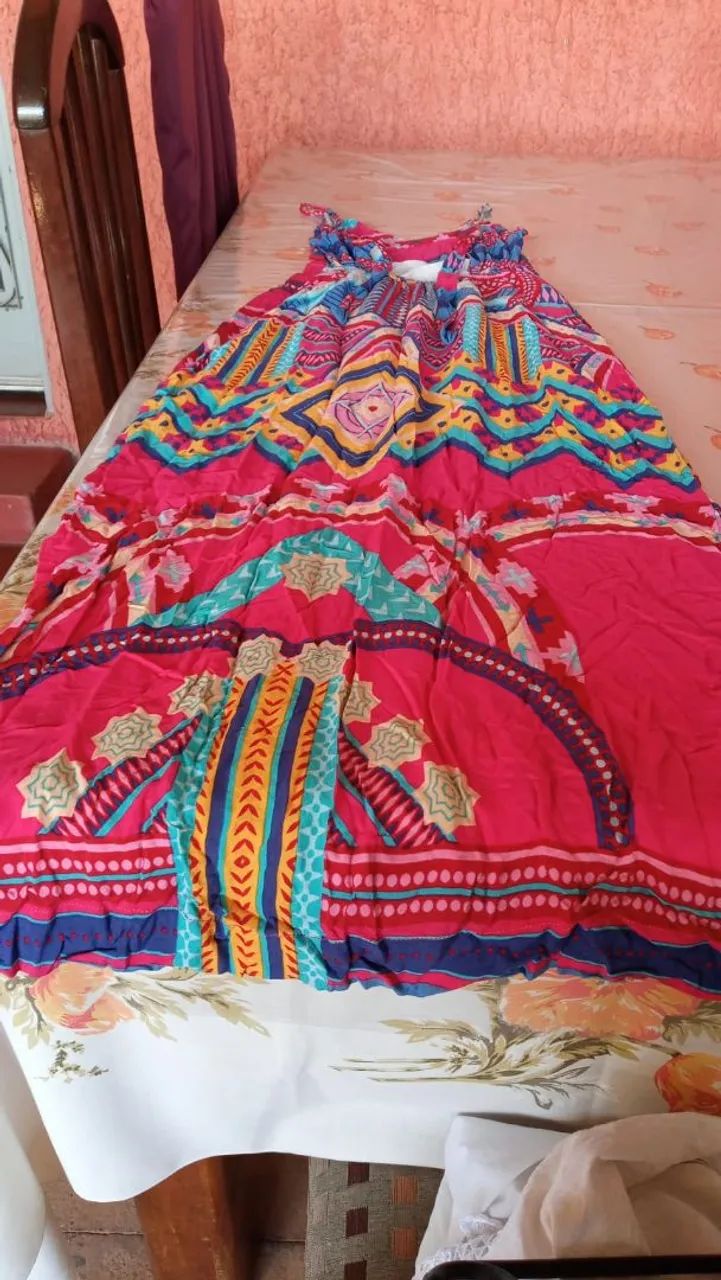 Vestido viscose M estado de novo  - Foto 4