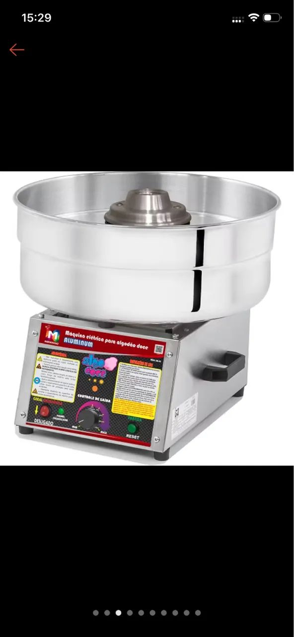 Máquina de algodão doce profissional 