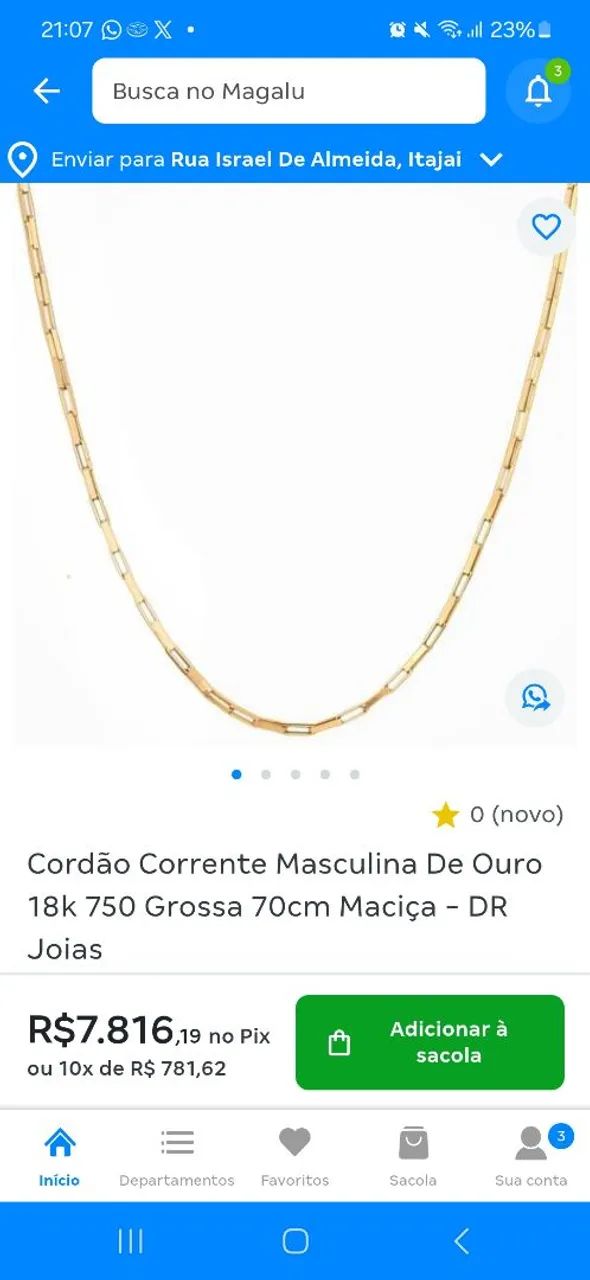 Colar Ouro 18k  - Foto 2