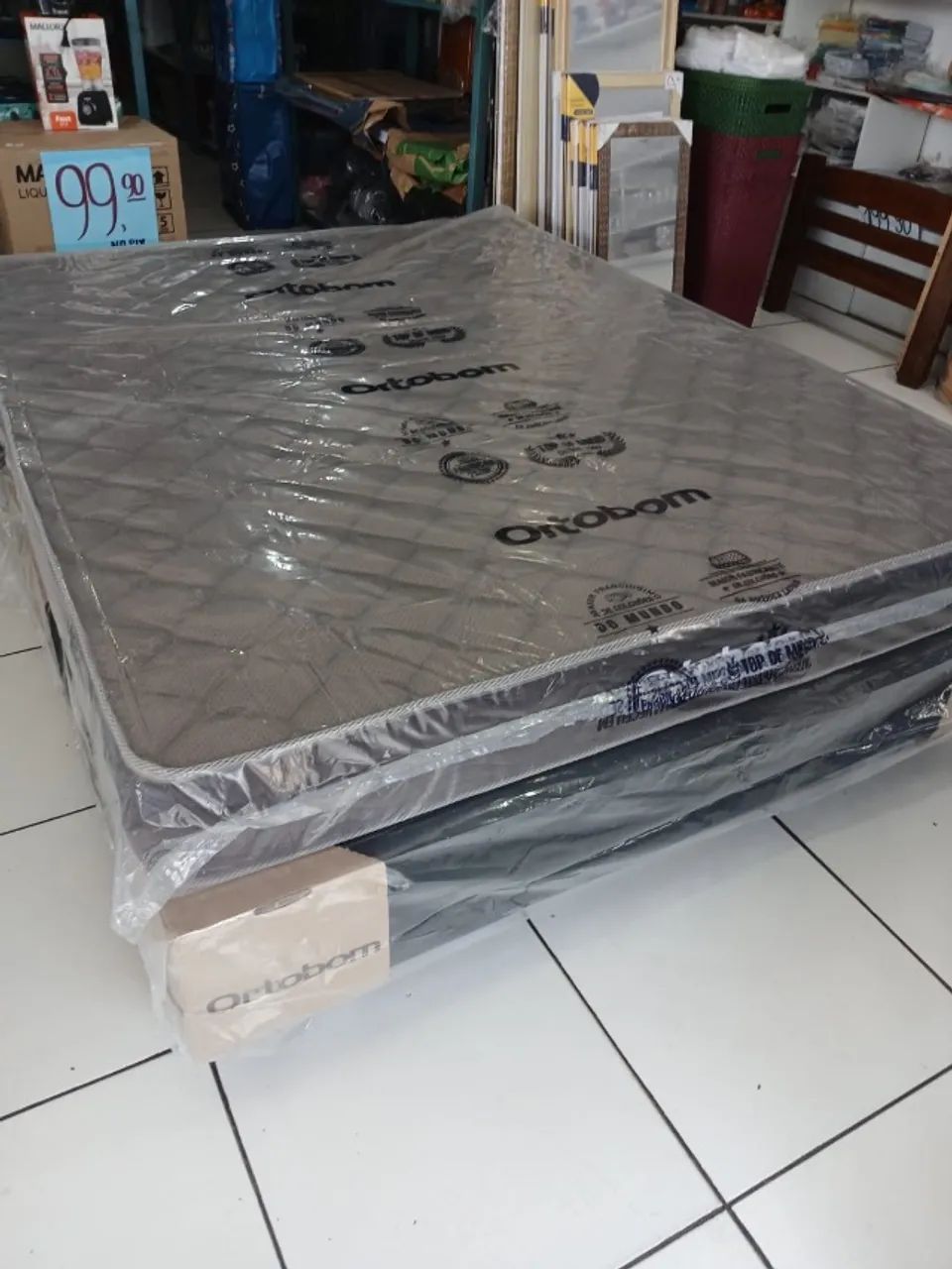 Pocket spring mattress.