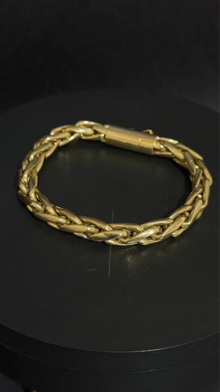 Pulseira Palmeira em Ouro 18K 750 - Foto 2