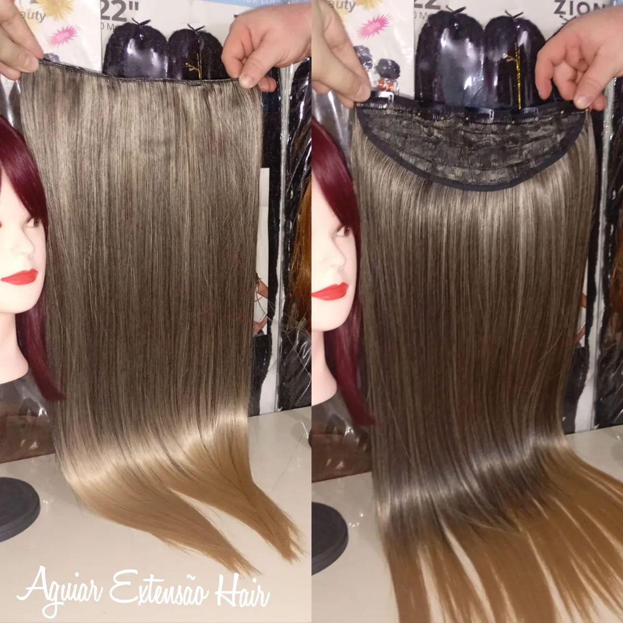 MEGA HAIR MORENA ILUMINADA TIC TAC  - Foto 4