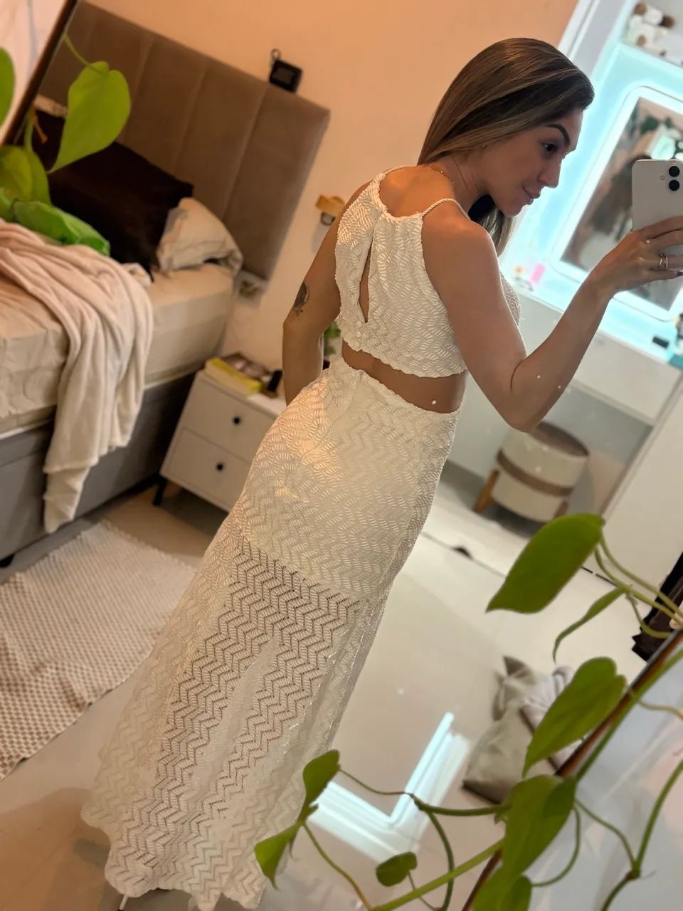 VESTIDO RENDA BRANCO  - Foto 3