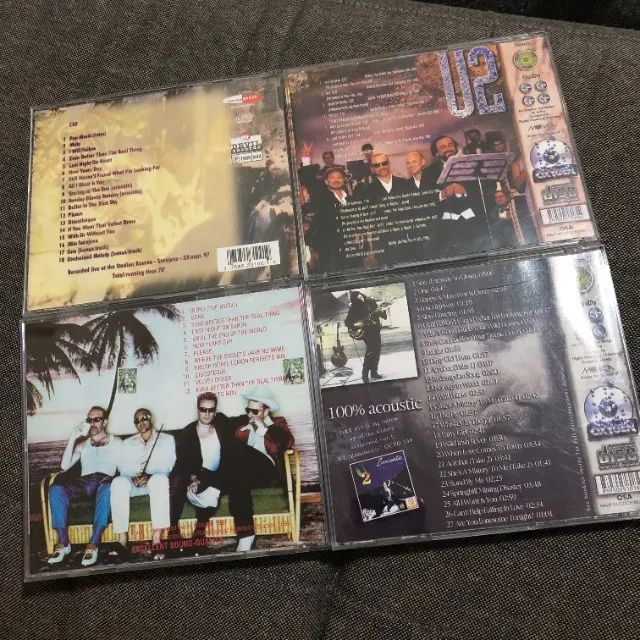 Lote 4 CDs U2 / Bootlegs Importados / Rock Confira - Foto 2