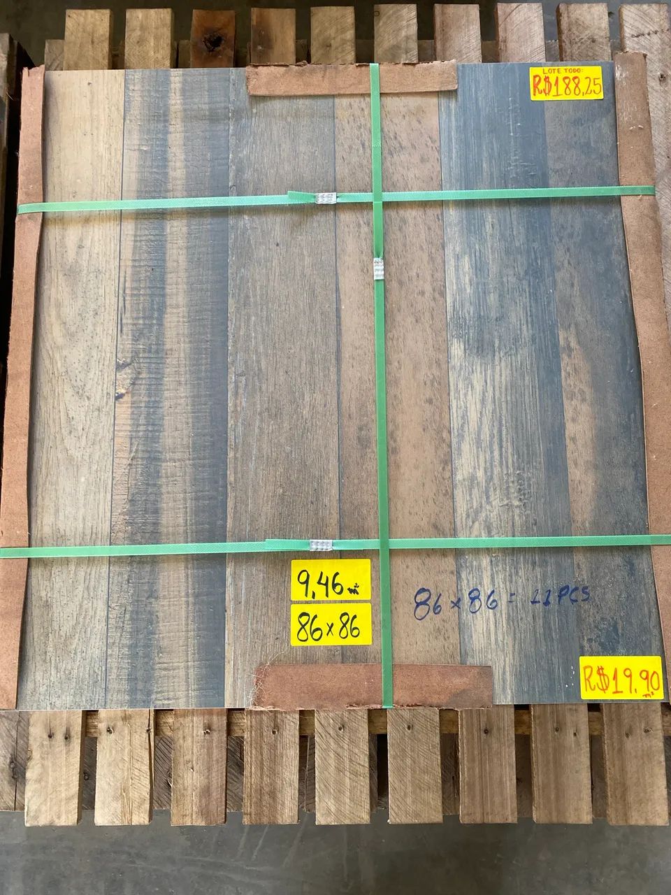 Lote 9M Cerâmico 86x86 externo *ponta de estoque*