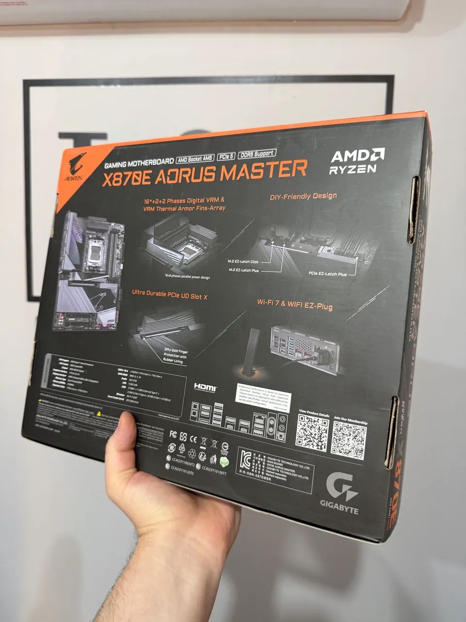 PLACA MAE AM5 X870E AORUS MASTER - Foto 3