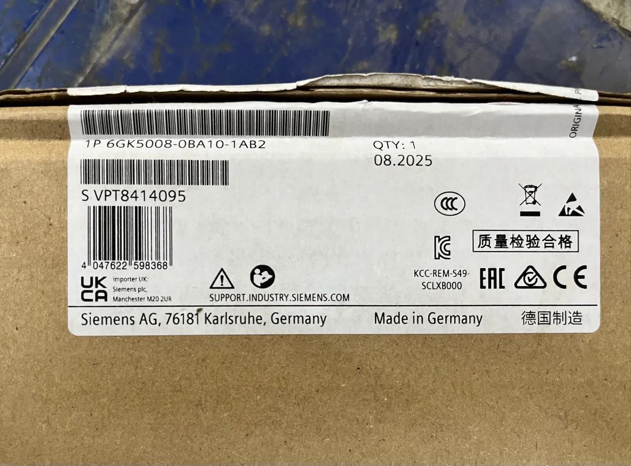 Switch Scalance Siemens 6gk5008-0ba10-1ab2  - Foto 2