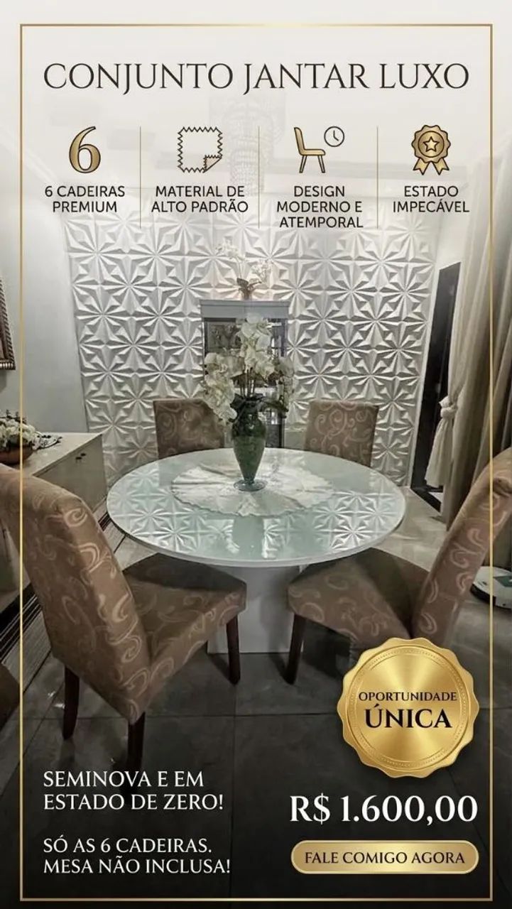 Conjunto de Cadeiras para Jantar