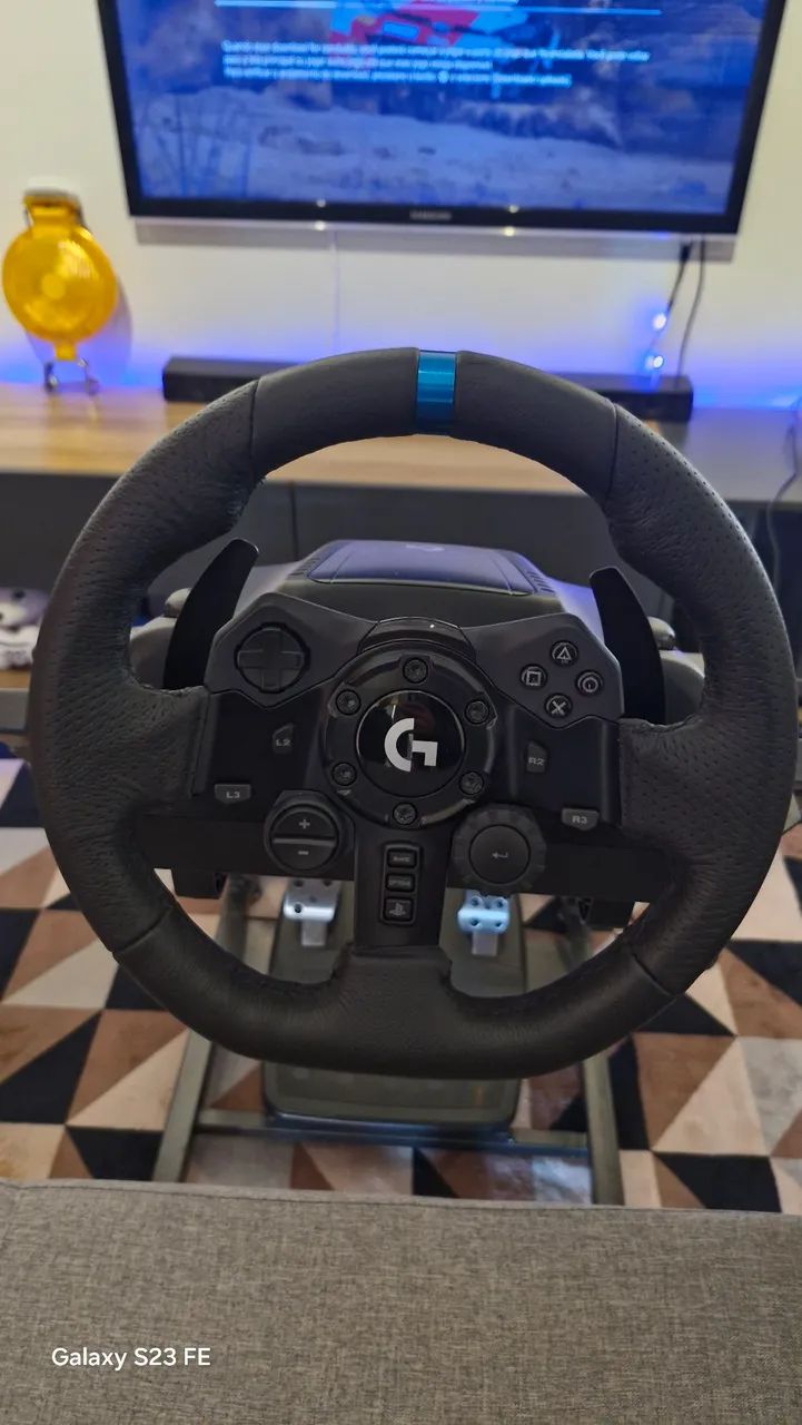 Logitech G923 PlayStation + Câmbio + cokpit
