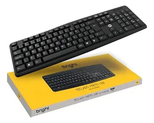 Teclado com Fio USB Bright  - Foto 4