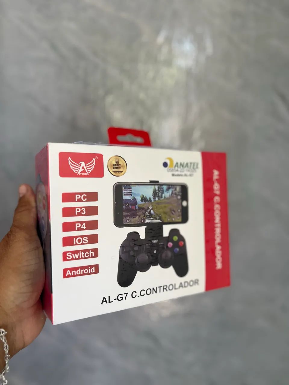 Controle Bluetooth para celular, Tv, Pc, Ps3 e Ps4