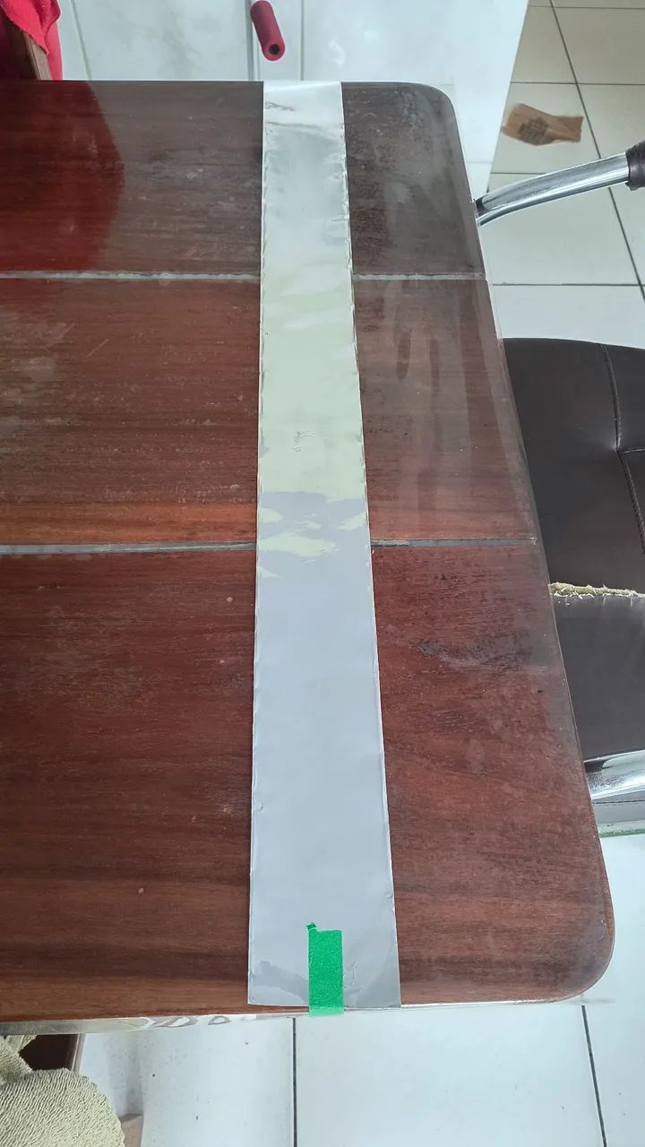 Fita de alumínio adesiva para blindagem com 8 cm de largura - Foto 5